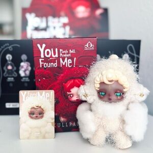 POP MART SKULLPANDA You Found Me Series Plush Doll Pendant Sneaky Sandman
